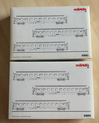 Marklin - Doppio Set 41893 + 41895 - Carrozze FS