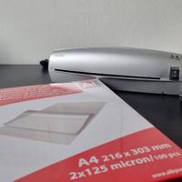 Plastificatrice Exibel A4 + 100 buste