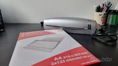 Plastificatrice Exibel A4 + 100 buste