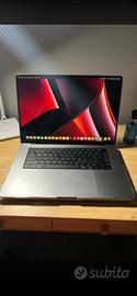 macbook pro 16 M1 1 tera ssd