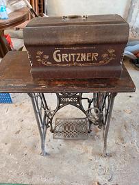 Antica Macchina da Cucire d'Epoca GRITZNER 