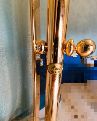 Specchio Vintage del  1900 placato oro 24k 