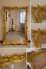 Specchiera Barocca dorata