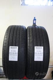 2 PNEUMATICI USATI 215 55 R17 94V CONTINENTAL