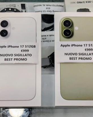 Apple iPhone 17 512GB - NUOVO SIGILLATO
