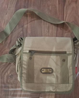 CARTELLA BORSA TRACOLLA VINTAGE IN TELA