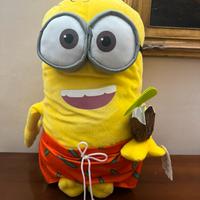 Peluche Minion con drink 60cm nuovo con cartellino