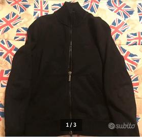Felpa Armani Jeans originale nera felpata