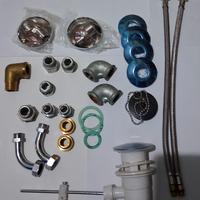 lotto idraulica varia piletta, flessibili, rosette