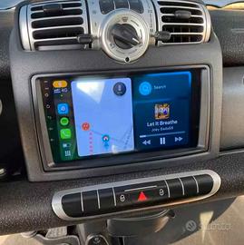 AUTORADIO/STEREO 2 DIN DEDICATO PER SMART 451 9 PO