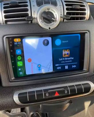 AUTORADIO/STEREO 2 DIN DEDICATO PER SMART 451 9 PO