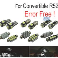 KIT 12 LAMPADE LED INTERNE PER MINI COOPER CABRIO 