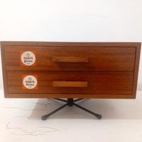 Cassettiera Merceria anni 60/70 Cucirini da banco 