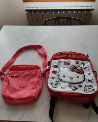 zainetti Hello Kitty e Kipling 