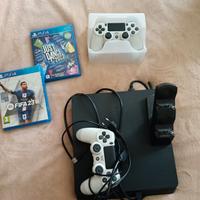 playstation 4 slim +giochi e accessori 