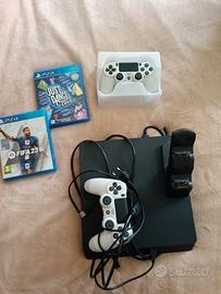 playstation 4 slim +giochi e accessori 