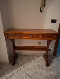 console vintage legno