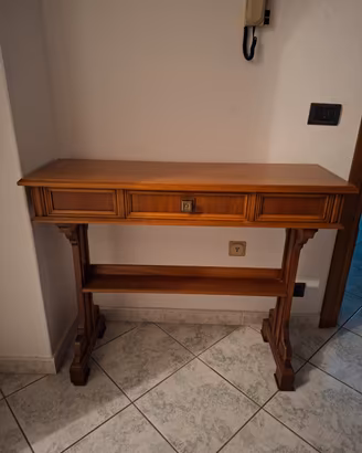 console vintage legno