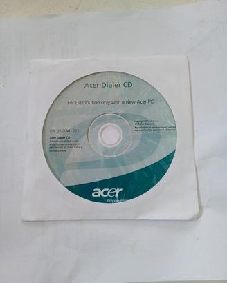 Acer dialer CD nuovo mai aperto Sigillo originale