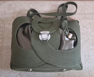 Borsa in corda verde - Nuova