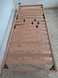 Letto PerDormire 220x90, struttura con doghe