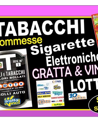 Tabacco e servizi con 300 aggio