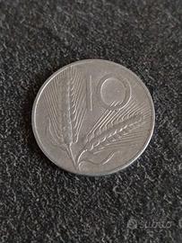 10 Lire 1953 Spighe di Grano Italia