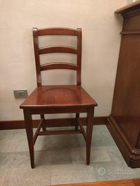 Sedie di legno di noce 