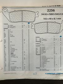 Pastiglie freni ant honda hornet 600 ORIGINALI