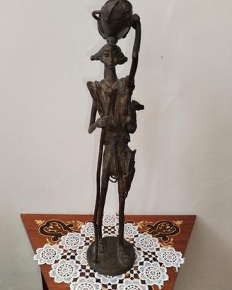Scultura in bronzo Africana pezzo unico