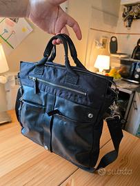 borsa nera a  tracolla Sisley 