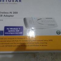 Netgear WN11v2 Adattatore Wireless-N Usb2.0 300Mbs