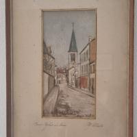 Stampa Parigi con cornice