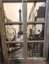 quadro finestra in legno della “maison du monde”