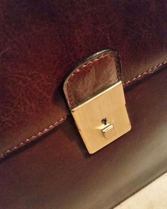 Borsa 24 ore in pelle Marrone