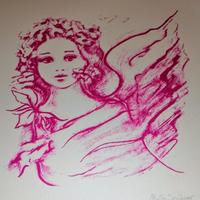 Disegno su carta spessa beige