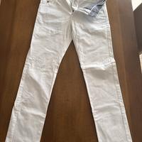 Jeans bianco Cotton & Silk uomo taglia 44