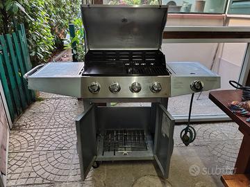 Barbecue a gas 4 fuochi+1