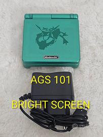 gameboy advance sp gba sp 101 rayquaza pokemon