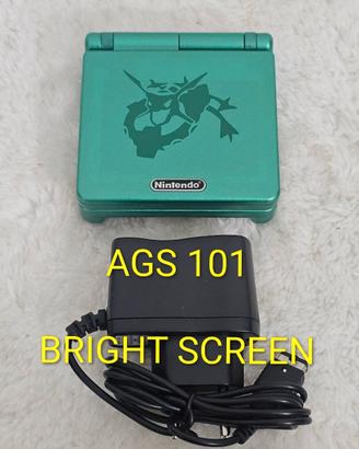 gameboy advance sp gba sp 101 rayquaza pokemon