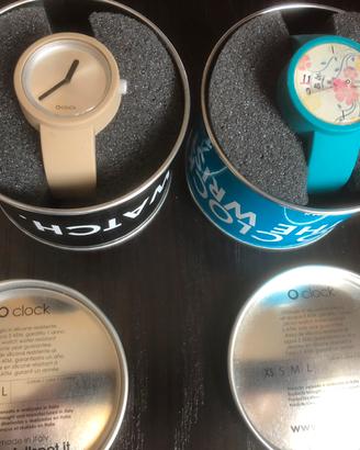 2 orologi o'clock taglia S