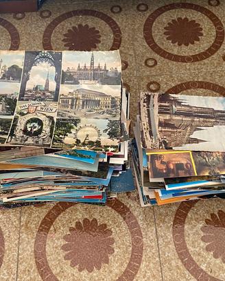 Grande lotto cartoline vintage e antiche