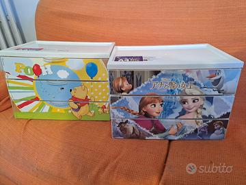 Cassettiera giochi per bambina