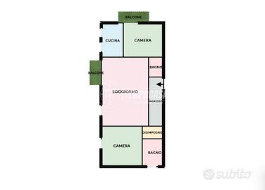 Appartamento di ampie metrature con garage