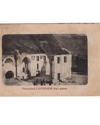 Cartolina anni '20 Lastebasse mai spedita.