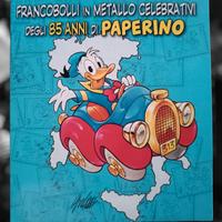 Francobolli celebrativi Disney Paperino 