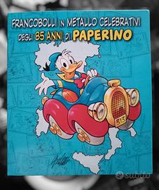 Francobolli celebrativi Disney Paperino 