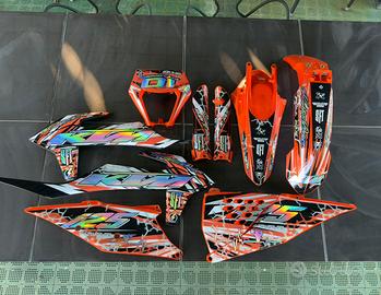 plastiche + grafiche olografiche KTM 2019/2022