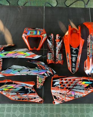 plastiche + grafiche olografiche KTM 2019/2022
