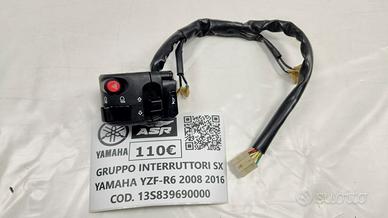 GRUPPO INTERRUTTORI SINISTRO DEVIO LUCI PER YAMAHA